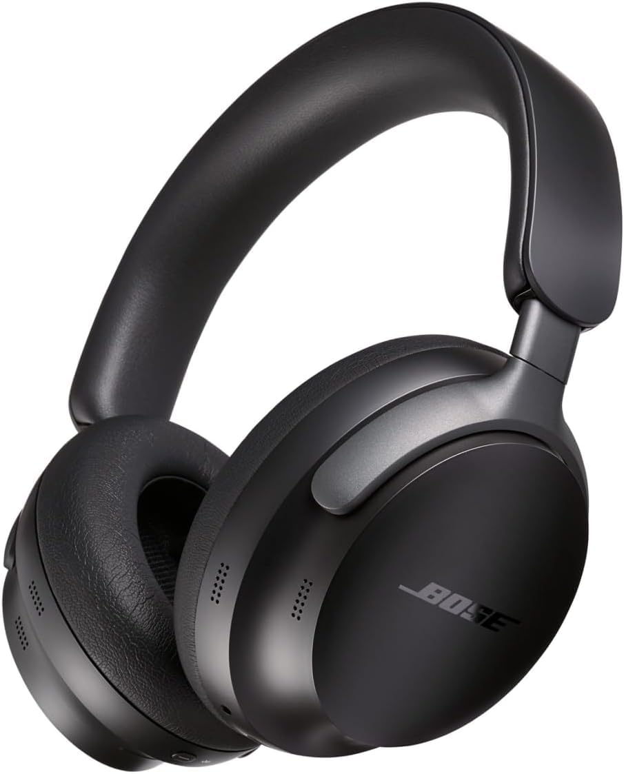 Amazon.com: Bose QuietComfort Ultra Bluetooth Headphones, Wireless Headphones with Spatial Audio, Over Ear Noise Cancelling with Mic, Up to 24 Hours of Playtime, Black : Electronics